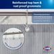 thumbnail image 5 of Juego de cortinas de ducha CLOROX para baño, impermeables, con forro, 70 x 72 pulgadas, 5 of 8