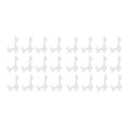 thumbnail image 1 of 24 Piezas de 3 Pulgadas de Caballetes de Plástico O Portaplacas Soporte de Pantalla de Plato (Transparente), 1 of 5