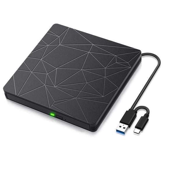 Sidaley Unidad de DVD ajustable, controlador de grabadora de CD, grabadora de alta velocidad sin unidad, reproductor externo Universal, lector de Electrónica