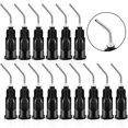 thumbnail image 1 of 100 Pieces 20 Gauge Bent Dispensing Tips Black Blunt Dispensing Needles Dental Pre Bent Flow-DF, 1 of 3