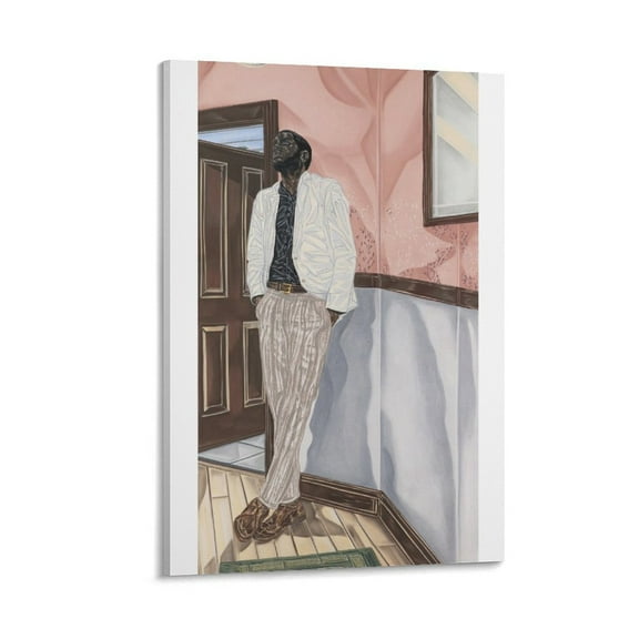 Toyin Ojih Odutola Poster American Painting Picture Print Wall Art Poster Painting Canvas Posters Artworks Gift Room Aesthetic 24x36inch(60x90cm)