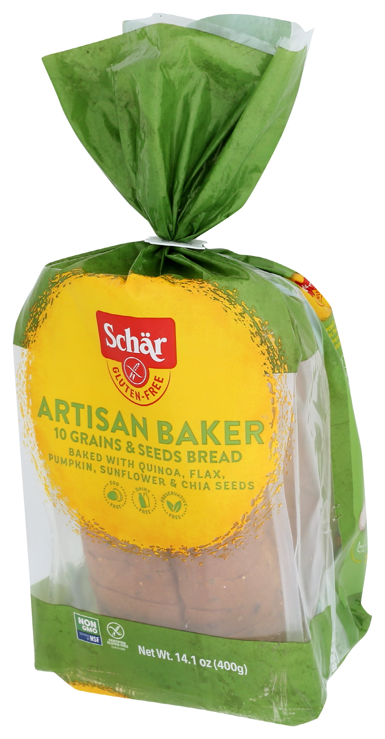 (Price/Case)Schar 1100690501 Gluten Free Artisan Baker 10 Grains & Seeds Bread 8-13.6 Ounce