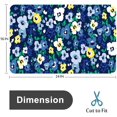 thumbnail image 2 of Painted Flowers Background Bath Rugs 16x24 Inch Non Slip Bath Mat Quick Dry Super Absorbent Thin Bath Rug Fit Under Door Washable Bath Floor Rugs for Bathroom Bathtub Shower Sink,Multi 10, 2 of 6
