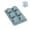 Blue, variant on Silicone Tulip Shape Giant Ice Cubes Molds for Bourbon, BPA Free Large Flower Ice Tray for Soups Frozen Treats & Entertaining