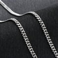thumbnail image 4 of MASALADI To My Man Promise Necklace for Boyfriend Husband, Mens Stainless Steel Cuban Link Chain, Romantic Anniversary Birthday Jewelry Gift Box with Message Card, 4 of 6