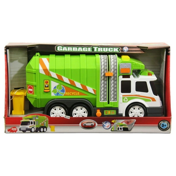 Dickie Toys Light and Sound Garbage Truck - Walmart.com - Walmart.com