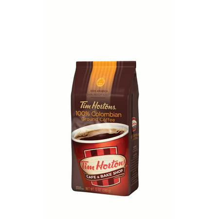 Tim Hortons Ground Colombian Roast Coffee, 12-Oz (Best Tim Hortons Cold Drink)