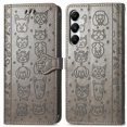 thumbnail image 4 of Funda Cartera FOXDOCK para Samsung Galaxy A35 5G , Flip PU con Relieve de Gatos y Perros, Tarjetero y Soporte, 4 of 6
