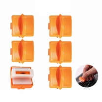 CCOCC 6 Pcs Paper Cutter,Exact Paper Trimmer with Replacement Blades,Sharp Paper Cutter Slider,Orange