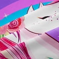 thumbnail image 5 of Unicorn Curtains Kawaii Blackout Curtains & Drapes,Cute Cartoon Horse Princess Window Curtains Purple Blue Galaxy Window Treatments Rainbow Unicorn Room Decor, 5 of 6
