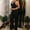 Black, variant on Sakmal Plus Size One Piece Jumpsuits for Women Party Sleeveless White Sexy Overalls Wide Leg Full V Neck Sequin Pants with Pockets