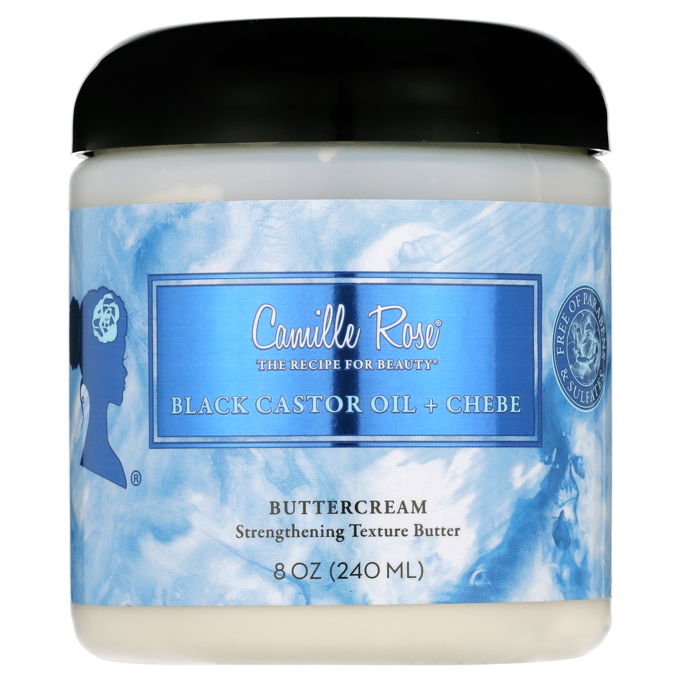 (2 pack) Camille Rose - Black Castor Oil + Chebe Butter Cream Strengthening Texture Butter