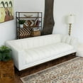 thumbnail image 4 of James Mid Century Modern Luxury Living Room White Boucle Fabric Couch, 4 of 7
