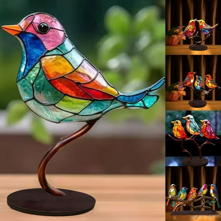 

Bird Ornament Home Decoration Ornament Hundred Flowers Bird Pendant Bird Flock Woman Bust Statue Christmas Clearance