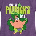 thumbnail image 3 of SpongeBob SquarePants - Happy St. Patricks Day - Girls Fitted Short Sleeve Tee, 3 of 6
