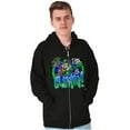 thumbnail image 5 of Airbrushed Woodsy Owl Be Green Zip Up Hoodie Men's Women's Brisco Brands L, 5 of 6