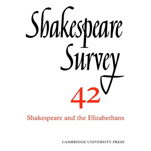 Shakespeare Survey, (Paperback)