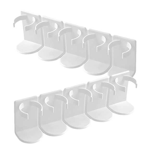 HEMOTON  2 Pcs Perfume Organizer Wall-mounted Storage Rack