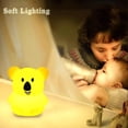 thumbnail image 3 of Luz Nocturna Koala Grande Luz Nocturna Infantil Luz Nocturna Led 9 Colores Luz Nocturna Bebé Luz Nocturna De Silicona Bebé Niña Niño Regalo Control Remoto+táctil Dimm, 3 of 5
