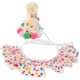thumbnail image 1 of juego de gorro y bufanda de cumpleaños para cachorro, bonito collar de encaje, corona, sombrero, disfraz para gatos y perros pequeños., 1 of 8
