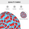 thumbnail image 5 of Gaeub Cartoon Crabs Knit Cuffed Beanie Top Level Beanie Men Women Winter Knit Caps Soft Ski Hat, 5 of 7