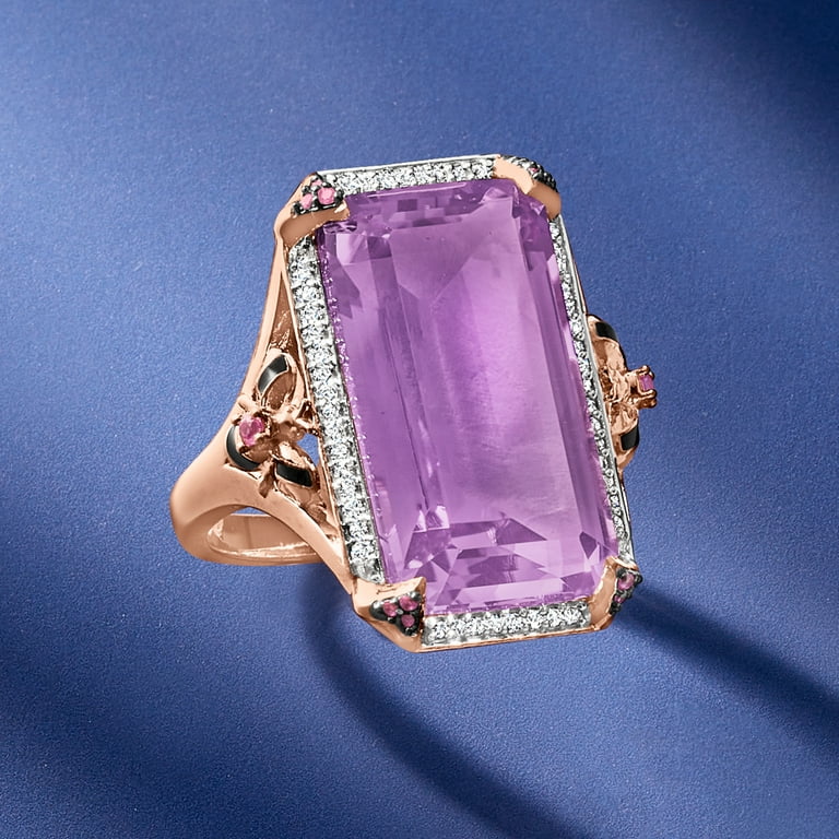 Ross Simons 15.00 Carat Amethyst and .30 ct. t.w. Multi Gemstone