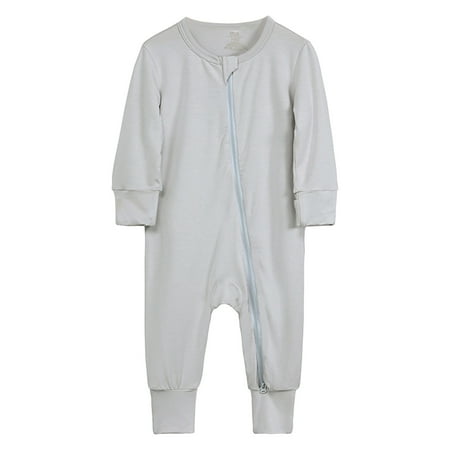 

CZGDER Baby Viscose from Bamboo Snug Fit One-Piece Footed Pajamas Unisex Long Sleeve One-Piece Pajamas
