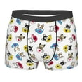 thumbnail image 4 of Goofa French Bulldog With Coffee Cup Printed Men's Boxer Briefs Underwear, Moisture-Wicking Underwear, Trunk,Soft and Breathable Cotton Underwear-XX-Large, 4 of 9