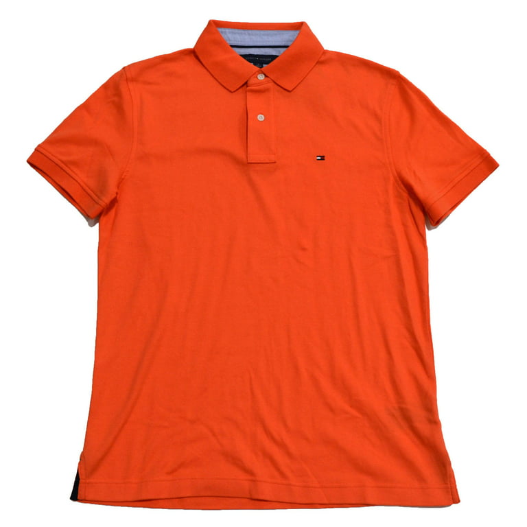 Prever Cliente micro Tommy Hilfiger Mens Custom Fit Interlock Polo Shirt (M, Orange Clown) -  Walmart.com