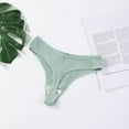 thumbnail image 7 of Seductiva Women Clothing Women's Thongs Cotton Thong Seamless Sports Style Fashion Briefs for Women Underwear Stretch Panties, 7 of 7