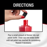 SuperNail Nail Polish Thinner, 0.4 Oz