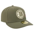 thumbnail image 3 of Men's New Era Olive Boston Bruins Tonal Florals 59FIFTY Fitted Hat, 3 of 5