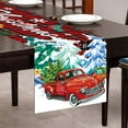 thumbnail image 6 of Buffalo Plaid Winter Christmas Table Runner 14x 71 Inch, 6 of 7