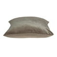 thumbnail image 6 of Parkland Collection Druzy Taupe Solid Decorative Throw Pillow, 20 x 20 Cotton Blend Square Pillow, 6 of 7