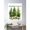 thumbnail image 2 of Nature Calls Poster Wall Art, Modern Wall Decor, 12x18 UNFRAMED, 2 of 3