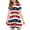 Beige(American Flag Stars Striped), variant on Dresses for Kids Girls Size 7 Basic Short Sleeve Summer A Line Swing Skater Dress Funny American Flag Stars 250 Anniversary USA Flag Dresses Holiday Girls Fashion Blue 7-8 Years