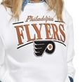 thumbnail image 3 of Women's Starter White Philadelphia Flyers Arch Stripe Fleece Sweatshirt, 3 of 3