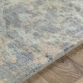 thumbnail image 6 of Hauteloom Farmingville Wool Living Room, Bedroom Area Rug - Transitional - Blue, Medium Gray, Peach - 2' x 3', 6 of 9