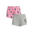 thumbnail image 2 of Disney Minnie Mouse Women's Boxer Shorts, 2-Pack, 2 of 6