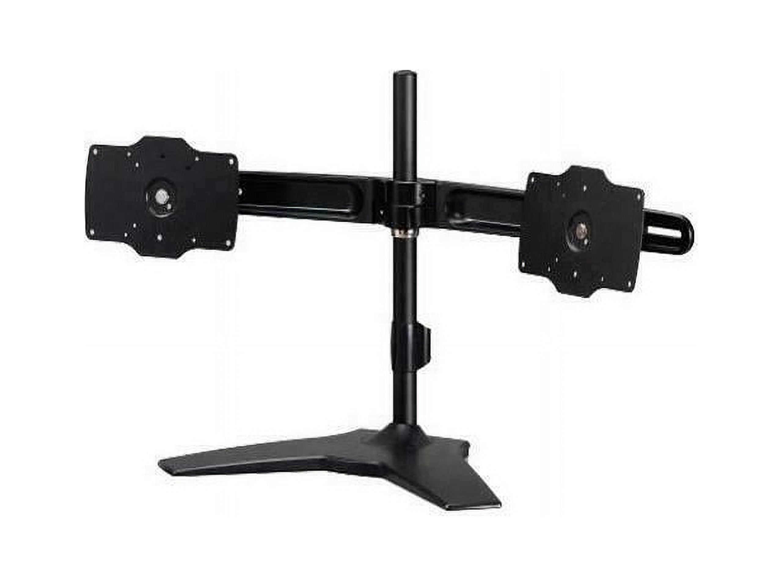 Amer Networks Dual Monitor Stand for 32″ Displays, Black