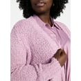 thumbnail image 5 of Terra & Sky Women's Plus Size Chenille Cocoon Cardigan Sweater, Midweight, Sizes 0X-5X, 5 of 6