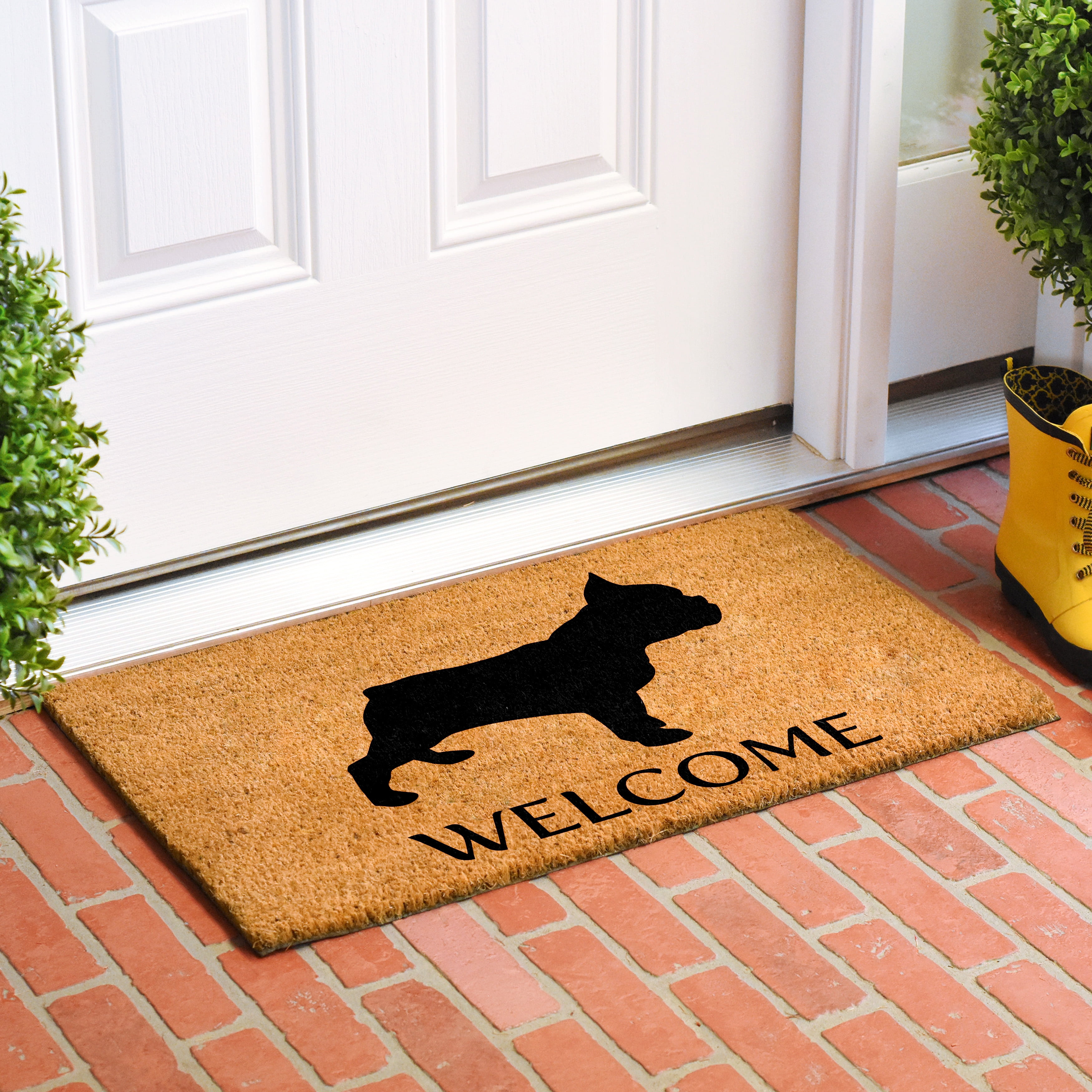 Calloway Mills French Bulldog Doormat 24" x 36"