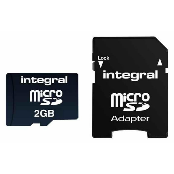 INTEGRAL - 2GB MicroSD Memory Card with SD Adaptor