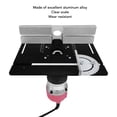 thumbnail image 3 of C8 Woodworking Lift Base Router Table Insert Plate Multifunctional Lifting System Flip Board Trimmer Gong Machine Panel Base Table Sieve Flip Metal Kit Aluminum, 3 of 7