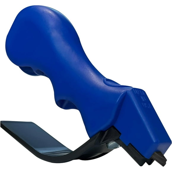 ACCUSHARP Knife Sharpener, Portable and Easy to Use, Hones and Sharpens Cleavers, Kitchen, and Serrated Knives, Sharpens Double Beveled Edge Knives