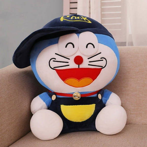 Creative Dingdang Cat Doll Machine Cat Dressing with Hat Doraemon Plush Toy Large Cute Children's Gift Birthday Gifts for Kids Children Best Gift for Children Kids Adult