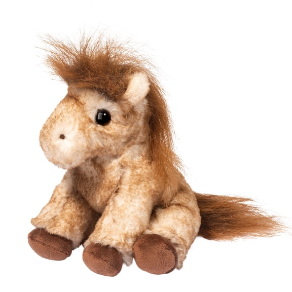 Douglas Dustie Horse Mini Soft Brown Plush Cuddle Toy