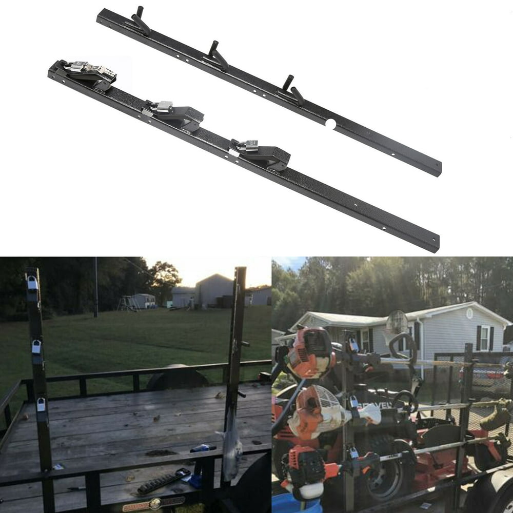 Lockable 3Place weedeater Edge Trimmer Rack Holder for OPEN Landscape