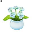 thumbnail image 2 of Mdesiwst Knitting Crochet Potted Plants,Handmade Mini Flowers Ornament for Home Car, 2 of 6