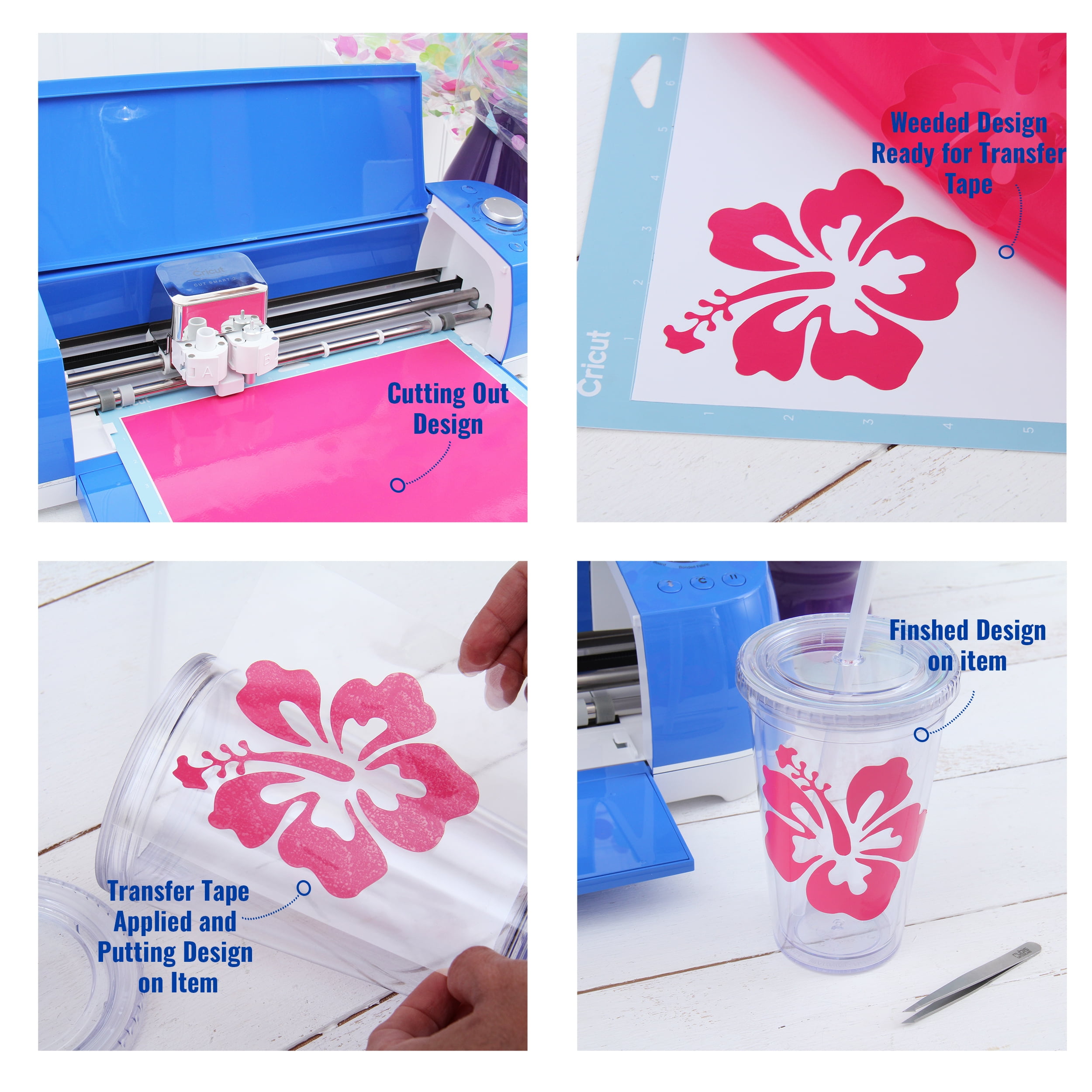 Threadart Permanent Vinyl 12" Wide x 55 Yard Roll"- Ice Blue | Permanent Adhesive Vinyl Sticker For Cricut & All Cutting Machines, Indoor Outdoor Home & Crafts | Compares to Oracal 651